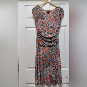 Elegant Multicolor Sleeveless Dress